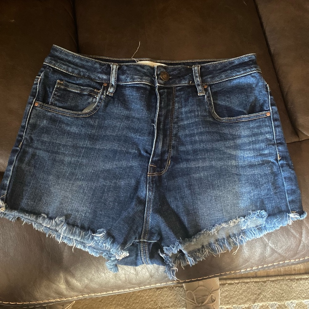 High Rise Jean Shorts